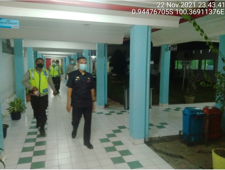 Kegiatan Patroli dan Sidak Malam di Lingkungan Kerja RSUP Dr. M.Djamil
