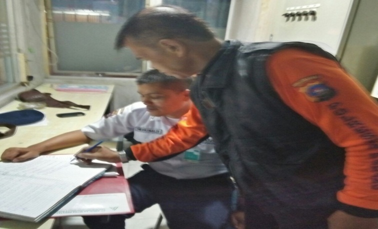 Kegiatan Patroli dan Sidak Malam Anggota Satpam PT. Andalan Mitra Prestasi